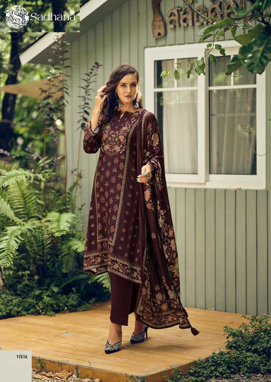 The Amaia Sadhana Pashmina Suits Wholesale