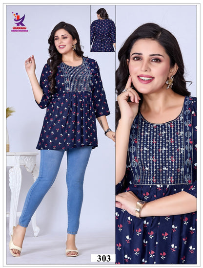 The Beauty 2 Mlm Kalash Lifestyle Rayon 14Kg Fancy Tops Manufacturer