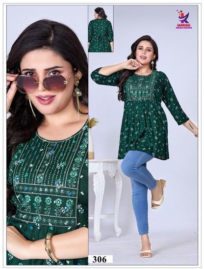 The Beauty 2 Mlm Kalash Lifestyle Rayon 14Kg Fancy Tops Manufacturer