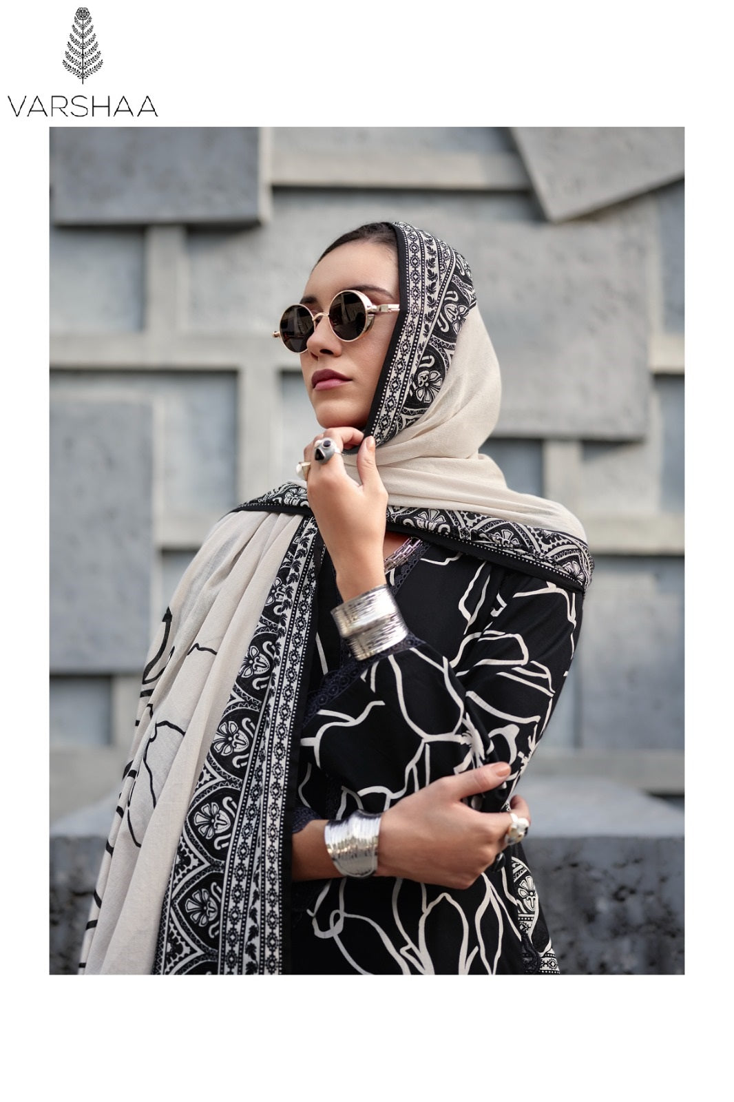 The Black Edit Varshaa Cotton Pant Style Suits Manufacturer Gujarat