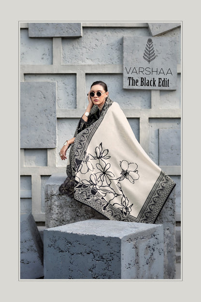 The Black Edit Varshaa Cotton Pant Style Suits Manufacturer Gujarat
