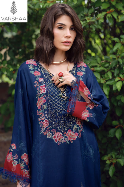 The Bloom Theory Varshaa Viscose Muslin Pant Style Suits Wholesale