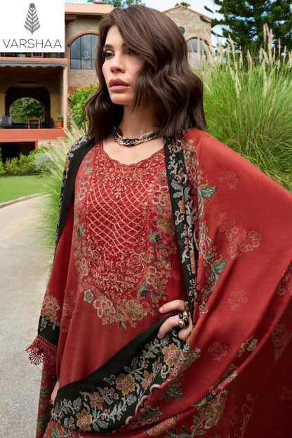 The Bloom Theory Varshaa Viscose Muslin Pant Style Suits Wholesale