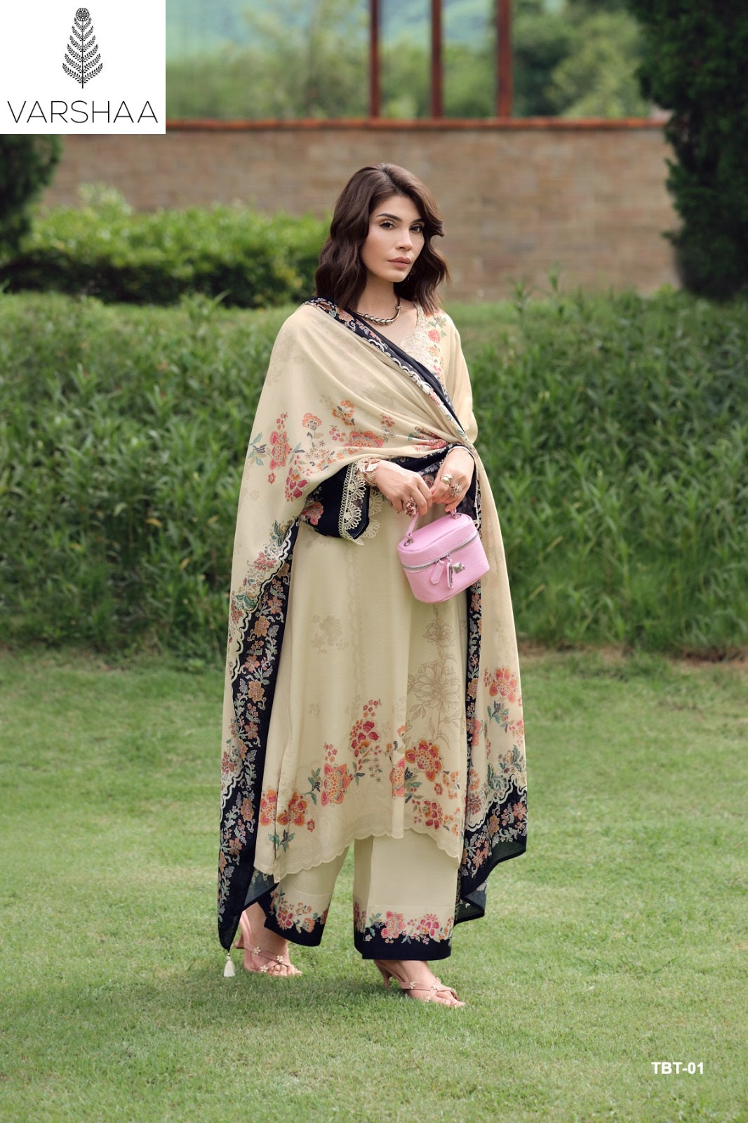 The Bloom Theory Varshaa Viscose Muslin Pant Style Suits Wholesale