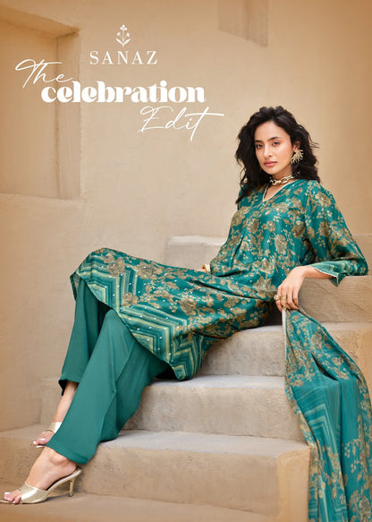 The Celebration Edit Sanaz Russian Plazzo Style Suits Exporter Gujarat