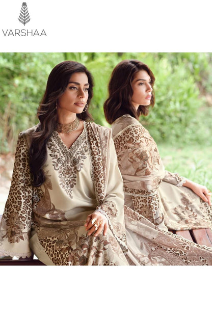 The Classic Edit Varshaa Viscose Twill Pashmina Suits Wholesaler