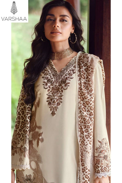 The Classic Edit Varshaa Viscose Twill Pashmina Suits Wholesaler