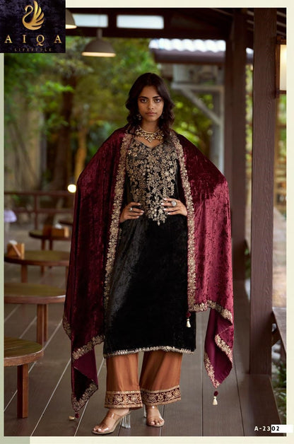 The Dance Of Love Aiqa Velvet Suits Wholesaler