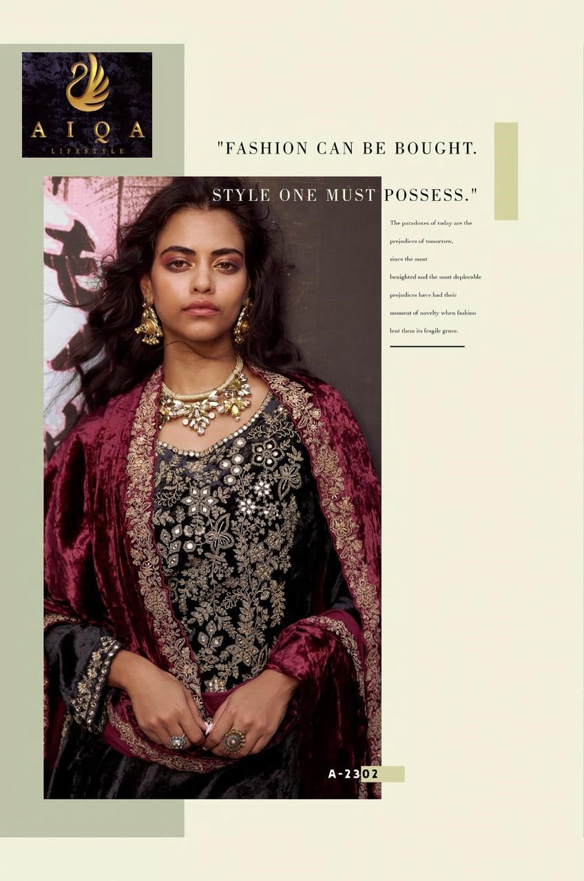 The Dance Of Love Aiqa Velvet Suits Wholesaler