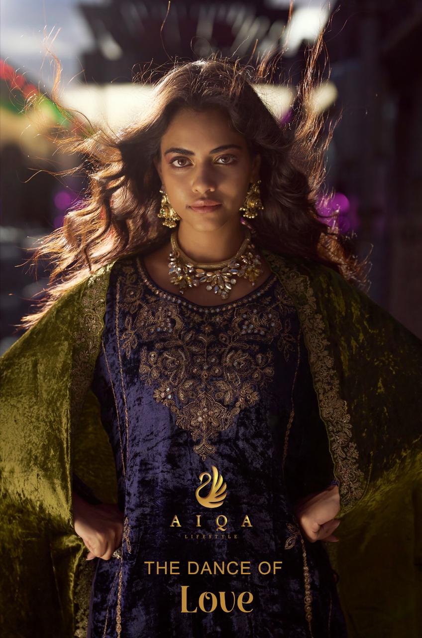 The Dance Of Love Aiqa Velvet Suits Wholesaler