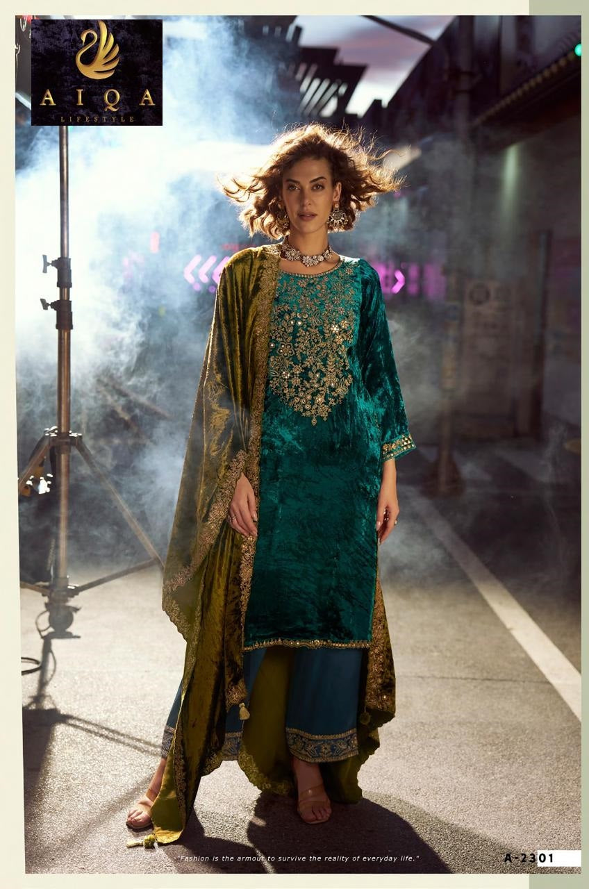 The Dance Of Love Aiqa Velvet Suits Wholesaler