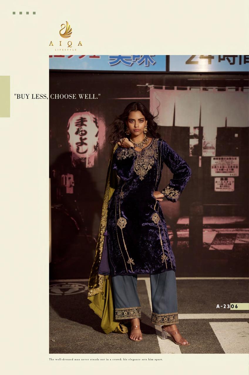 The Dance Of Love Aiqa Velvet Suits Wholesaler