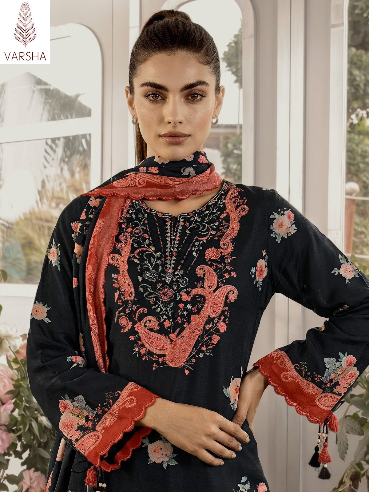The Dream Collection Varshaa Viscose Muslin Pant Style Suits Exporter Ahmedabad