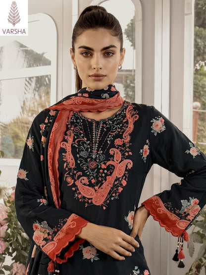 The Dream Collection Varshaa Viscose Muslin Pant Style Suits Exporter Ahmedabad