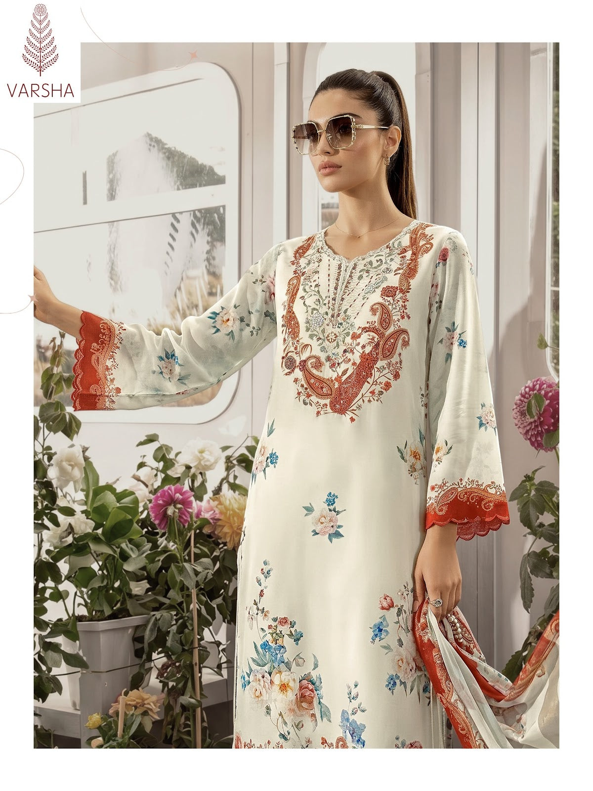 The Dream Collection Varshaa Viscose Muslin Pant Style Suits Exporter Ahmedabad