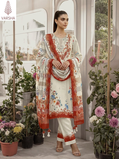 The Dream Collection Varshaa Viscose Muslin Pant Style Suits Exporter Ahmedabad