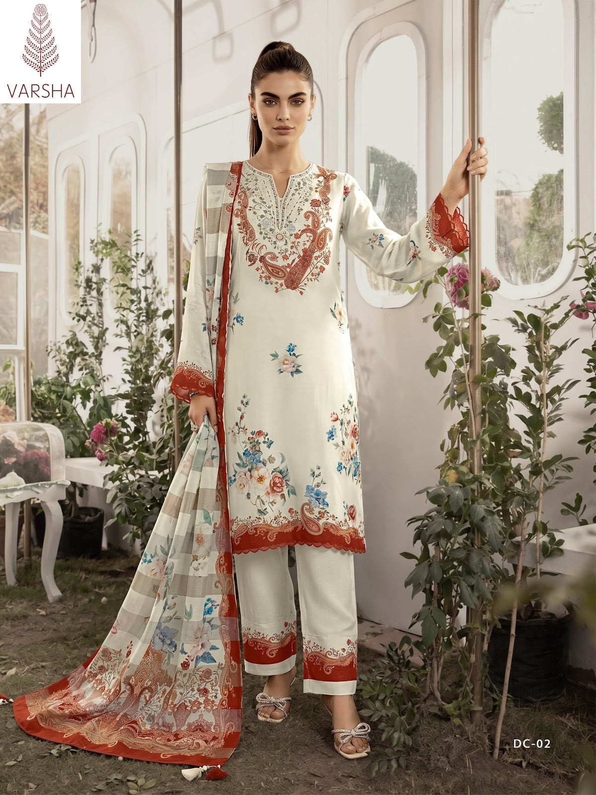 The Dream Collection Varshaa Viscose Muslin Pant Style Suits Exporter Ahmedabad