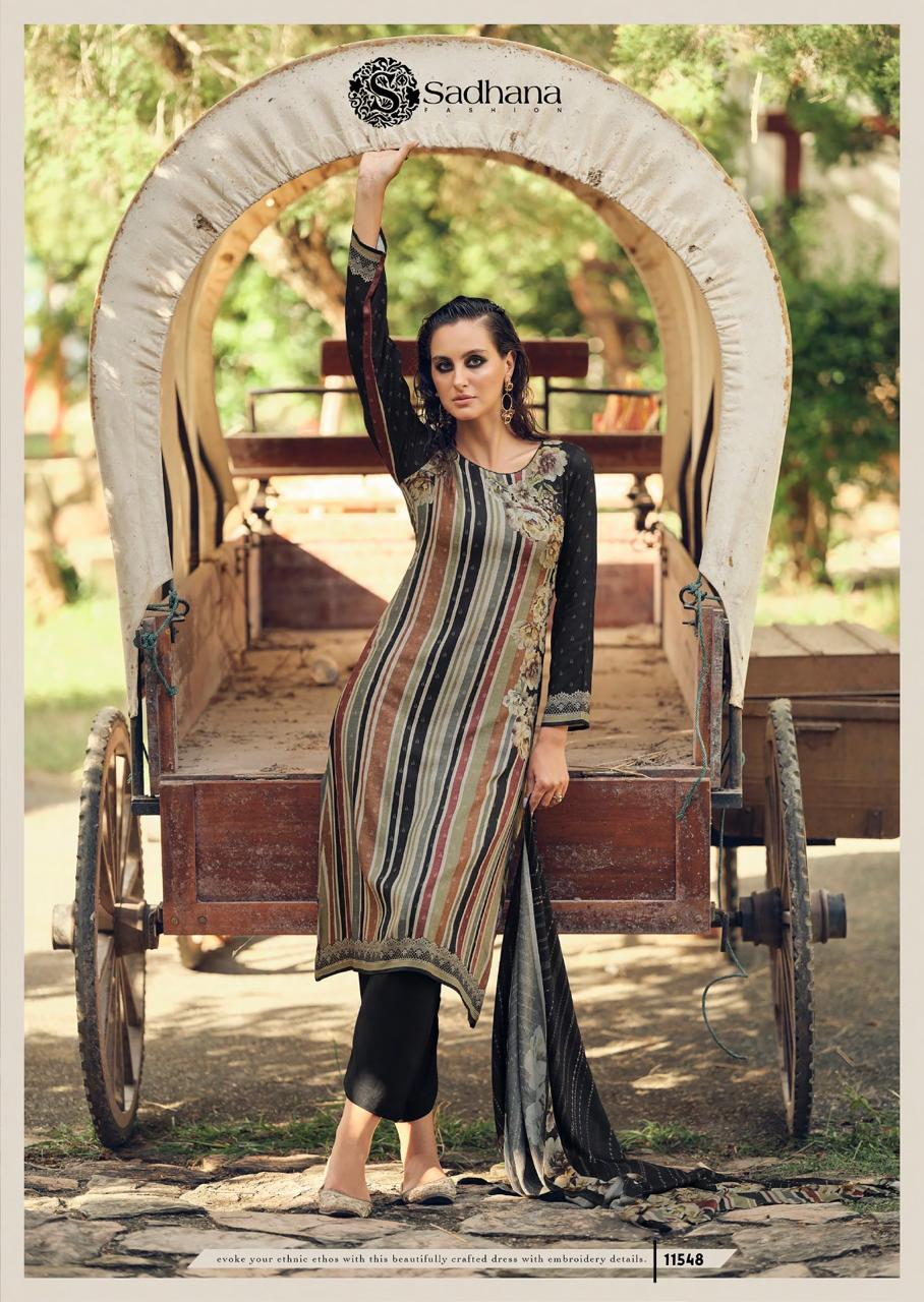 The Florence Sadhana Viscose Pashmina Suits Wholesaler