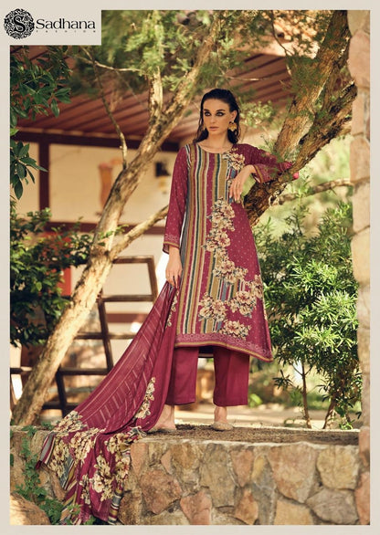 The Florence Sadhana Viscose Pashmina Suits Wholesaler