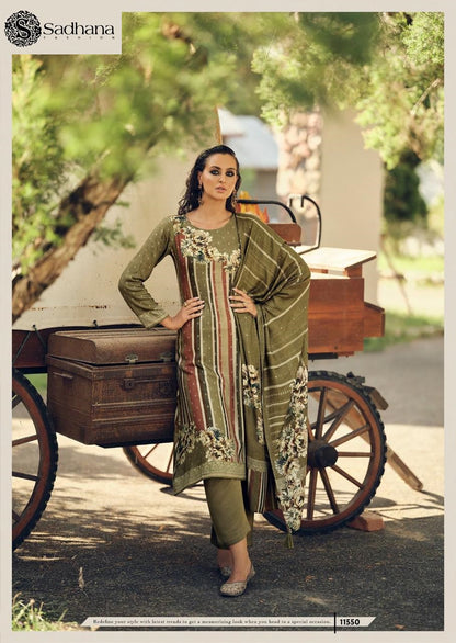 The Florence Sadhana Viscose Pashmina Suits Wholesaler
