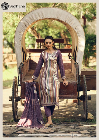 The Florence Sadhana Viscose Pashmina Suits Wholesaler