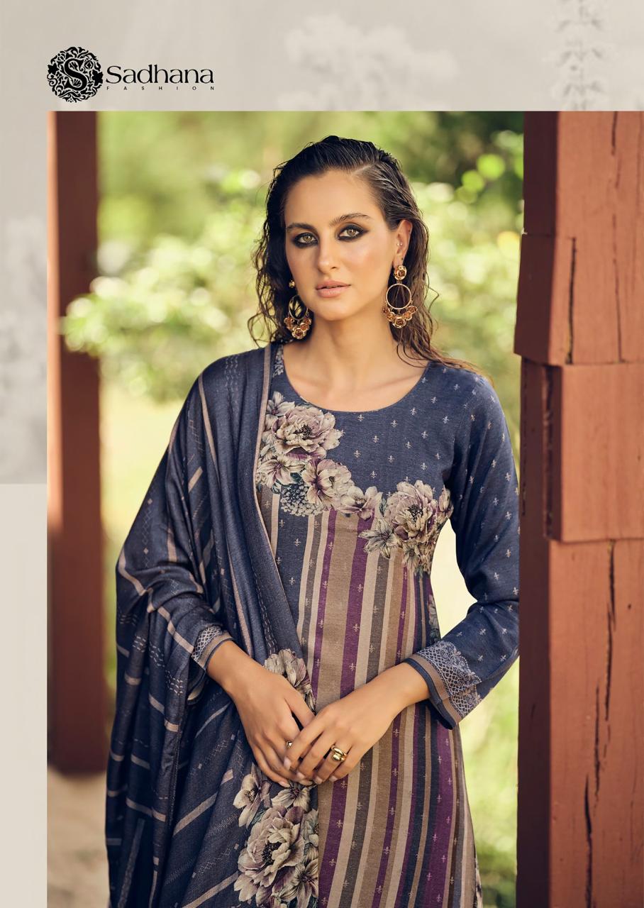 The Florence Sadhana Viscose Pashmina Suits Wholesaler