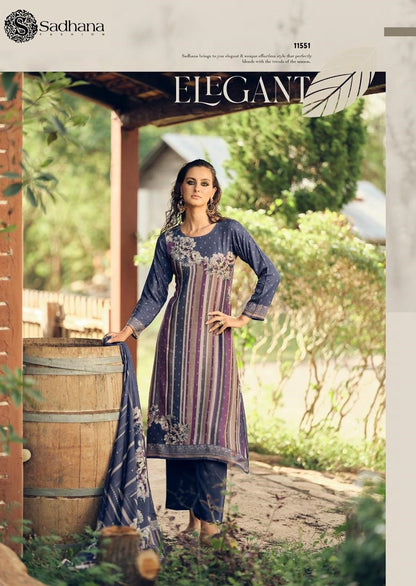 The Florence Sadhana Viscose Pashmina Suits Wholesaler