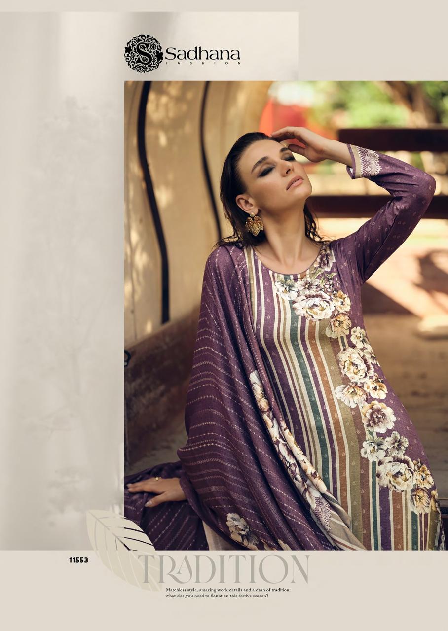 The Florence Sadhana Viscose Pashmina Suits Wholesaler