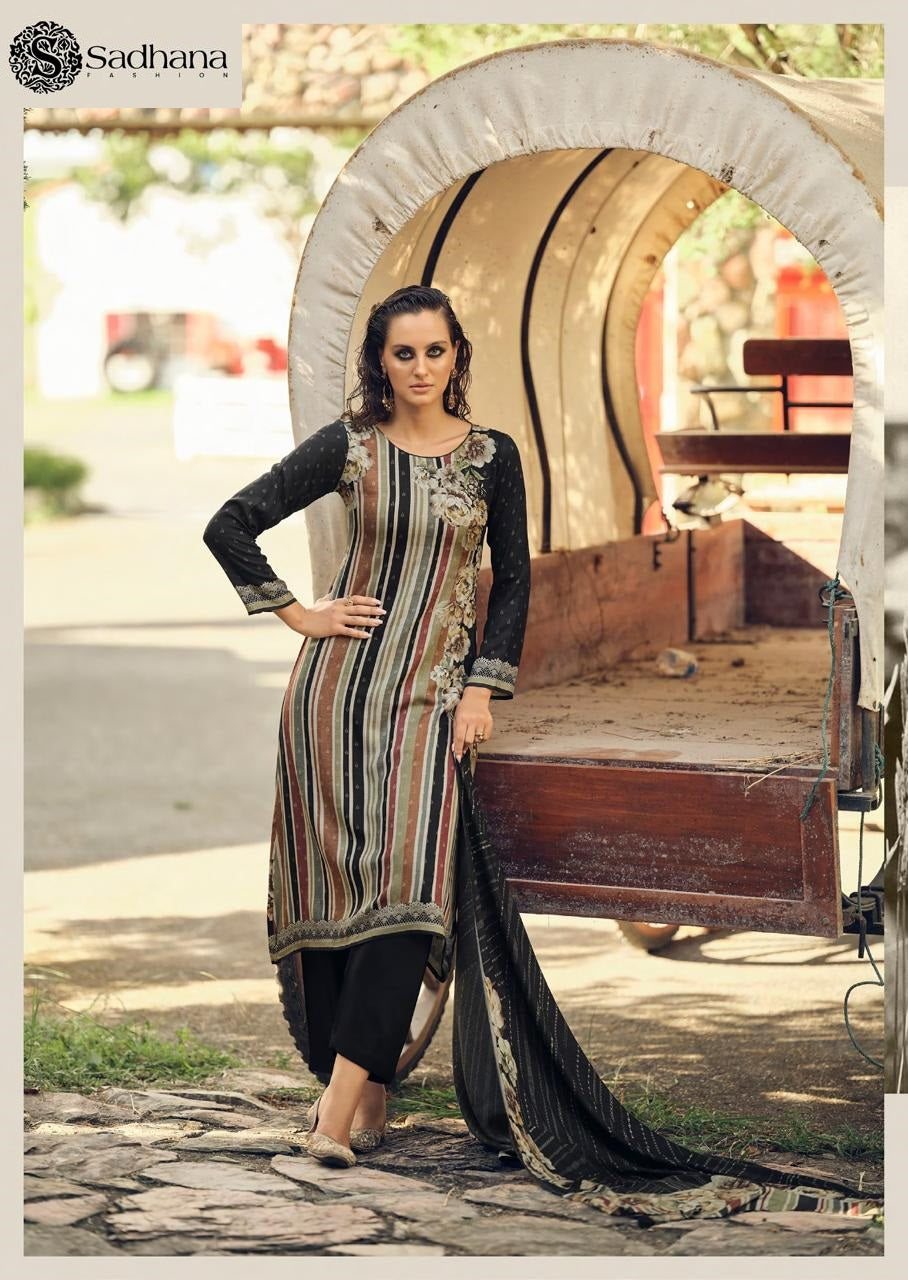 The Florence Sadhana Viscose Pashmina Suits Wholesaler