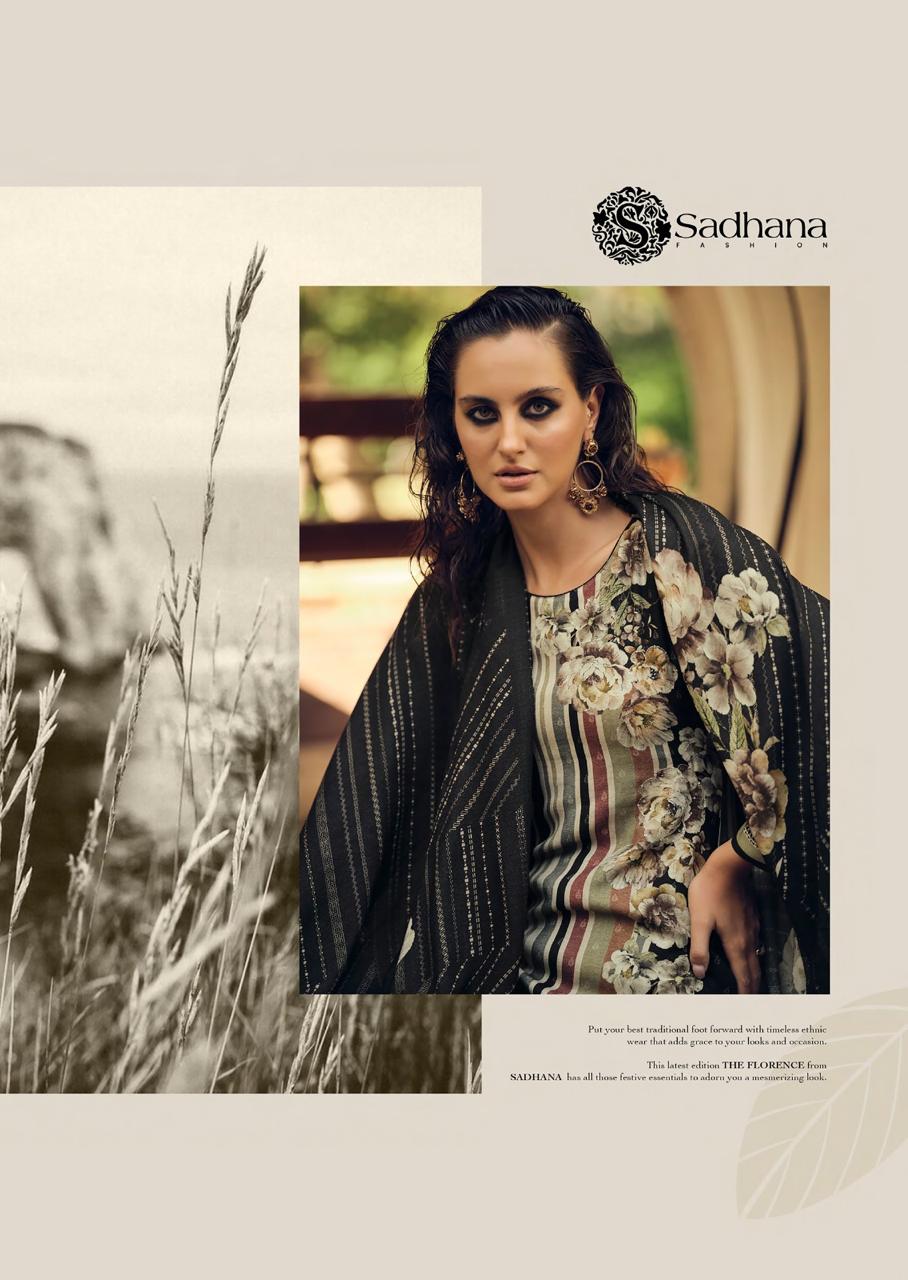 The Florence Sadhana Viscose Pashmina Suits Wholesaler