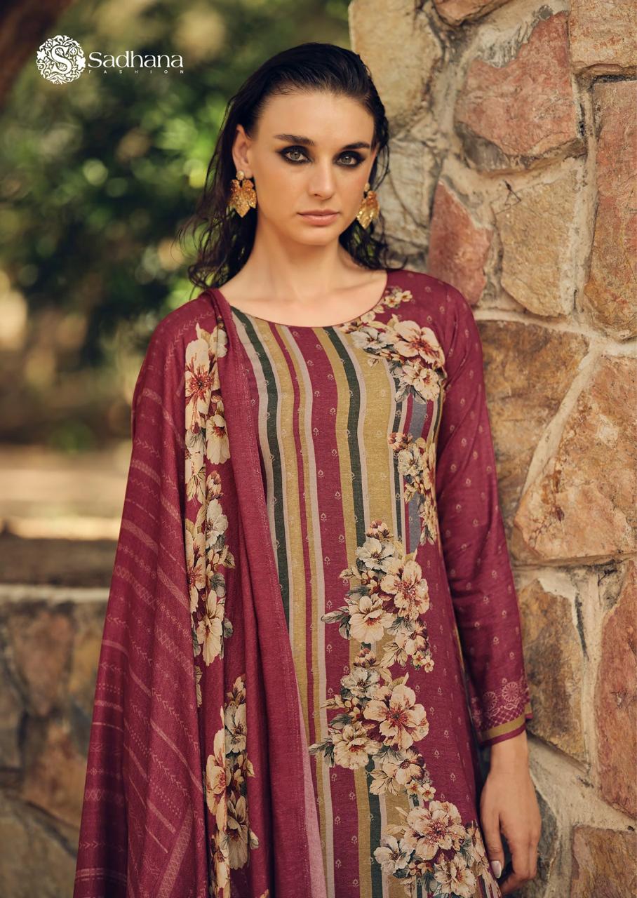 The Florence Sadhana Viscose Pashmina Suits Wholesaler