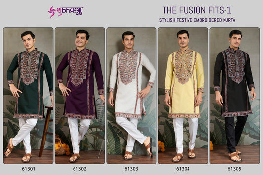 The Fusion Fits 1 Shubhvastra Viscose Silk Mens Kurta Wholesaler Ahmedabad