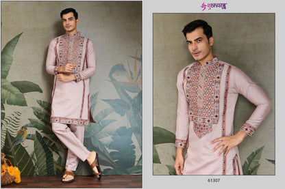 The Fusion Fits 2 Shubhvastra Viscose Silk Mens Kurta Pajama Wholesale