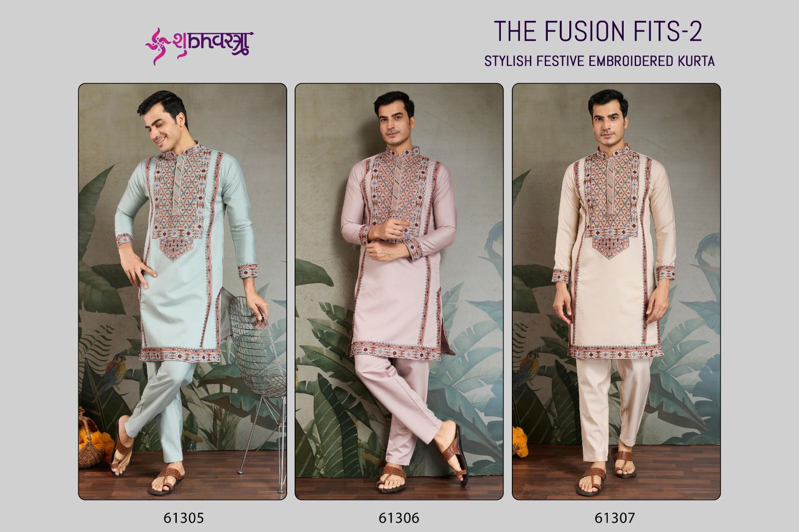 The Fusion Fits 2 Shubhvastra Viscose Silk Mens Kurta Pajama Wholesale