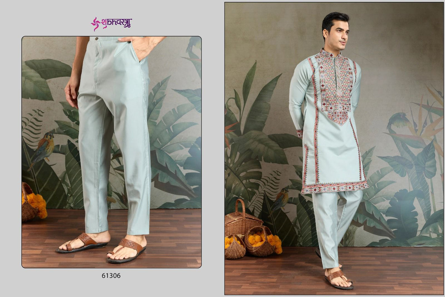 The Fusion Fits 2 Shubhvastra Viscose Silk Mens Kurta Pajama Wholesale
