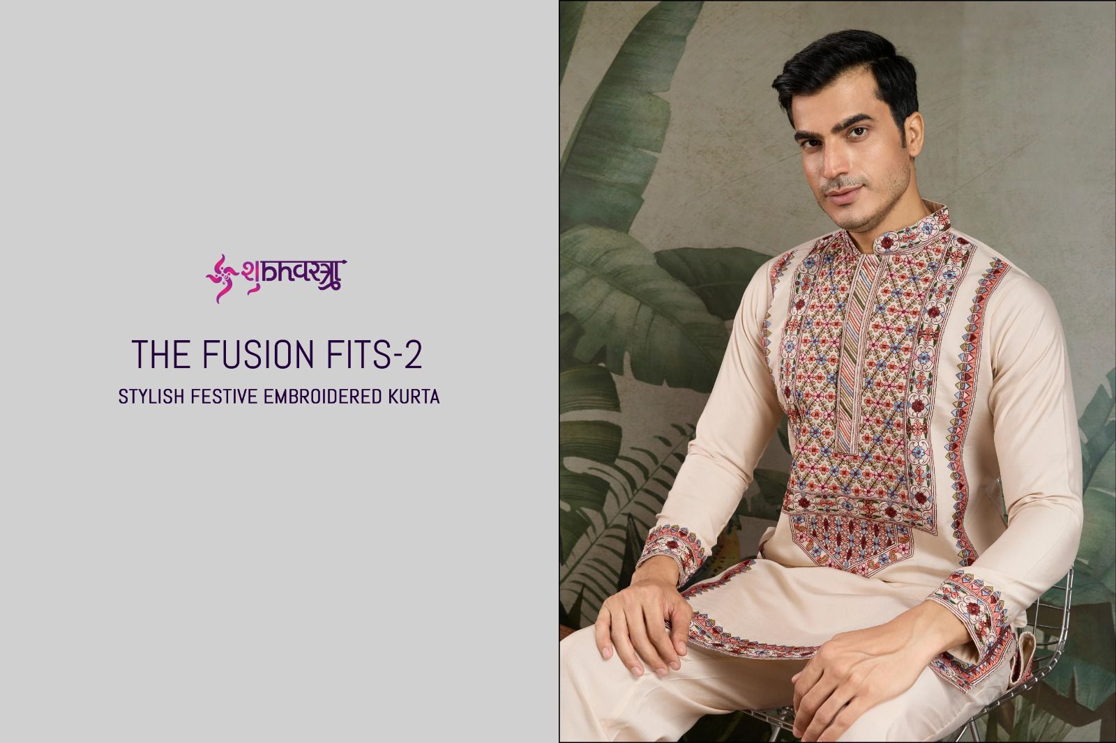 The Fusion Fits 2 Shubhvastra Viscose Silk Mens Kurta Pajama Wholesale