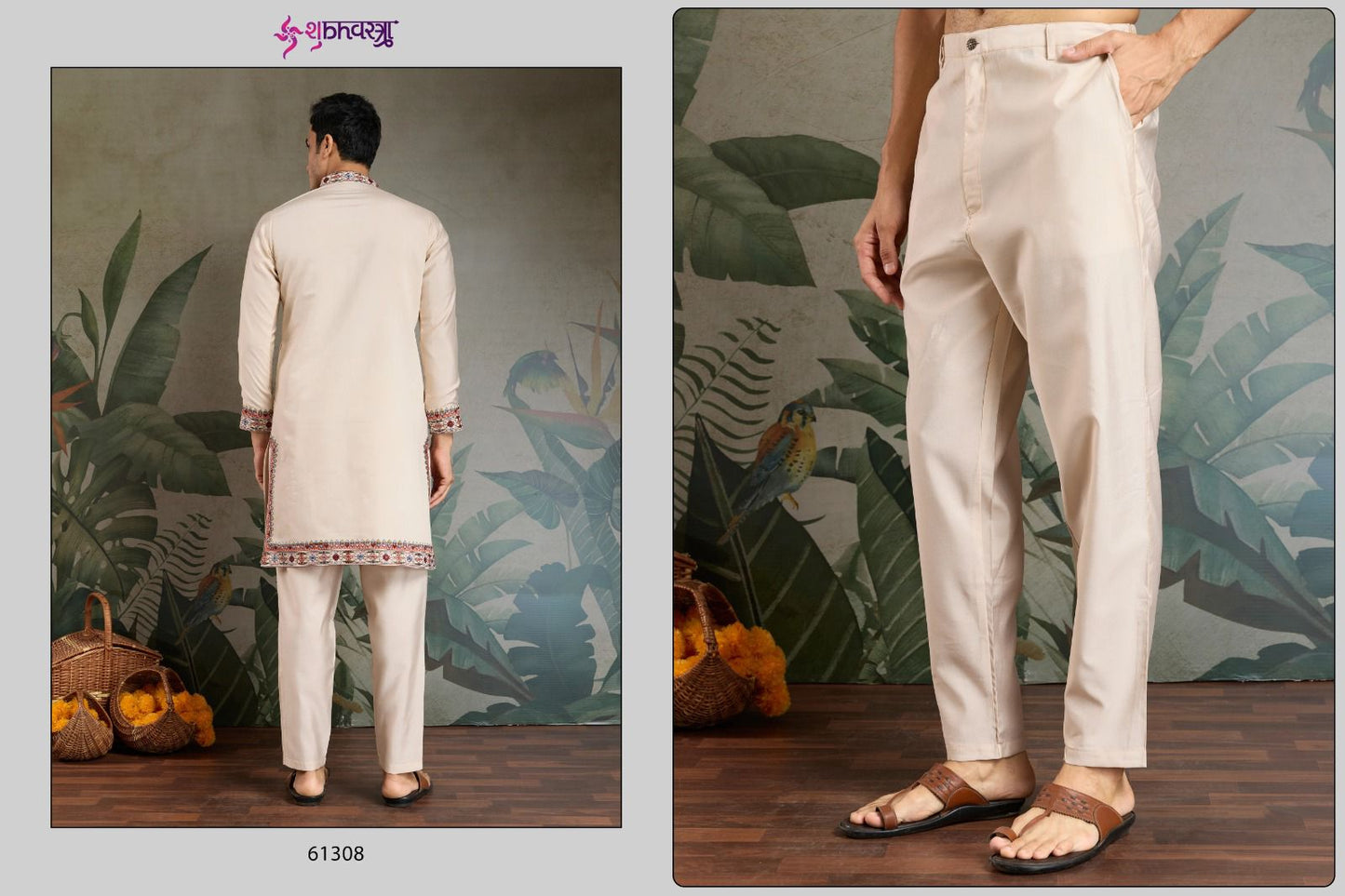 The Fusion Fits 2 Shubhvastra Viscose Silk Mens Kurta Pajama Wholesale