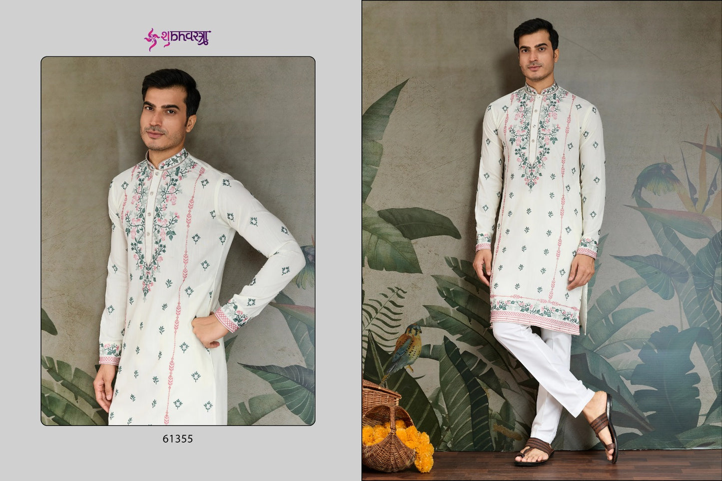 The Fusion Fits 3 Shubhvastra Viscose Silk Mens Kurta Wholesaler India
