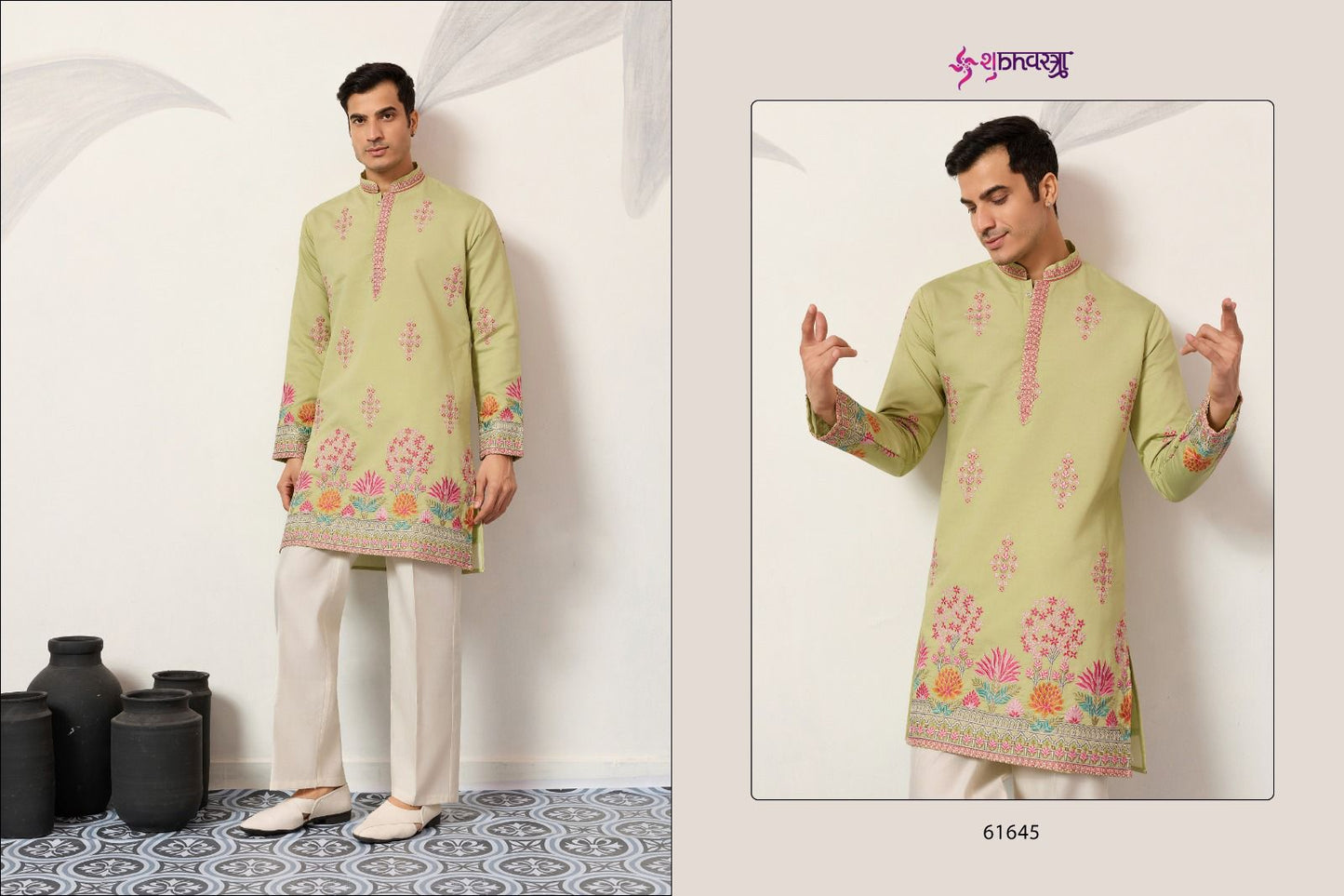 The Grand Shubhvastra Viscose Silk Mens Kurta Supplier India
