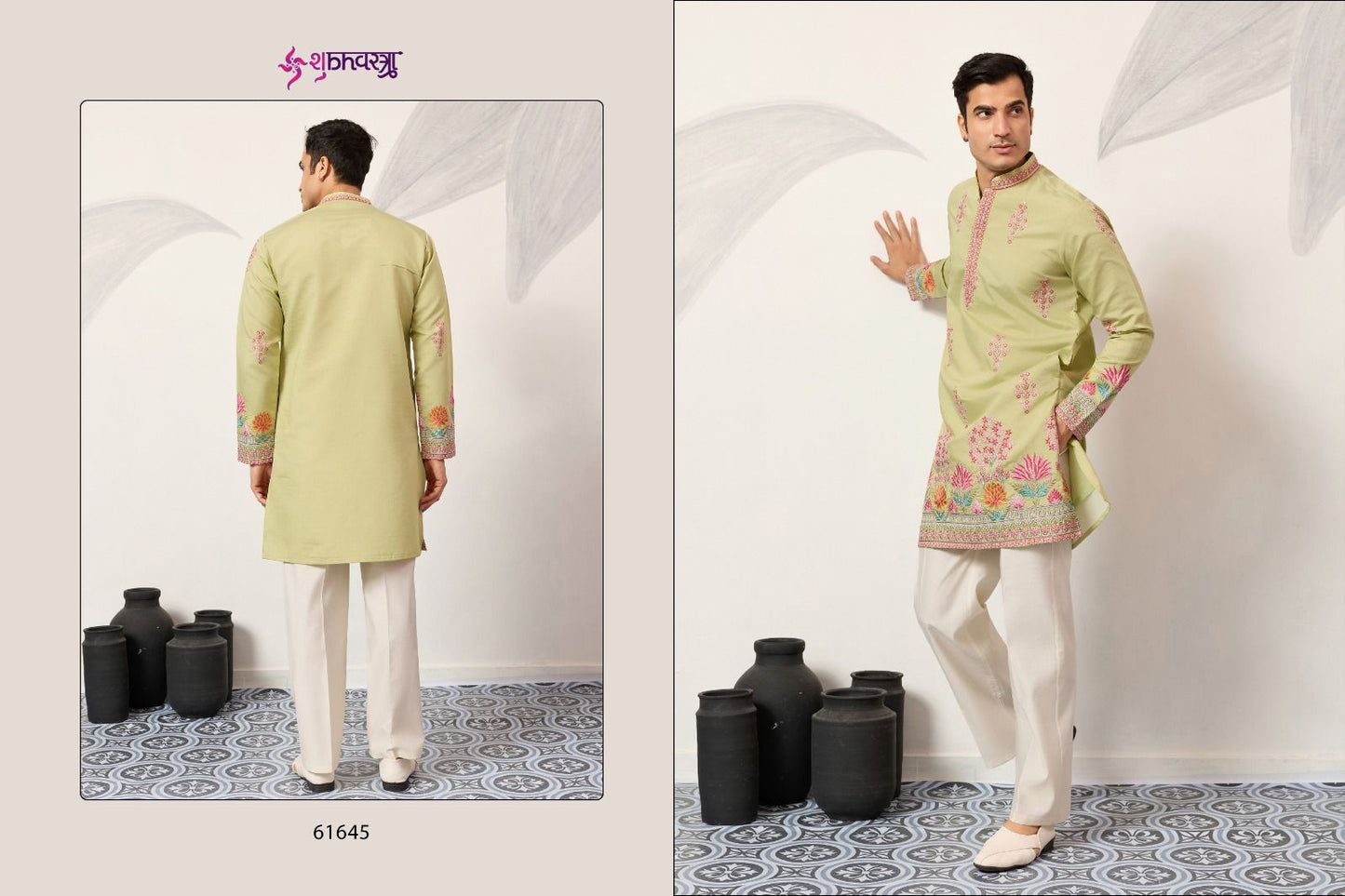 The Grand Shubhvastra Viscose Silk Mens Kurta Supplier India