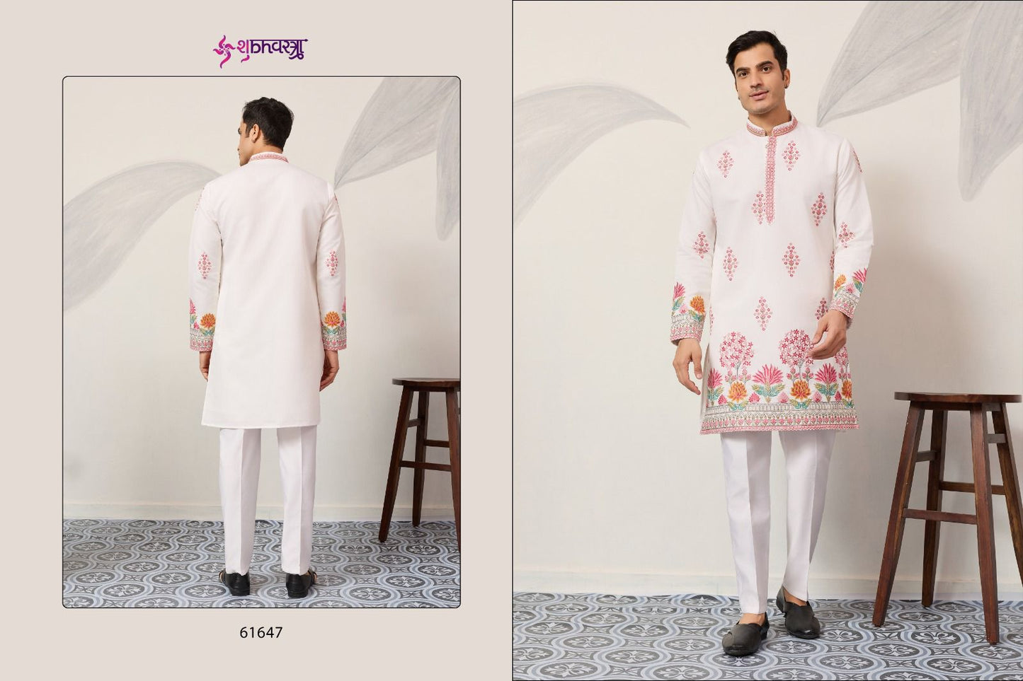 The Grand Shubhvastra Viscose Silk Mens Kurta Supplier India