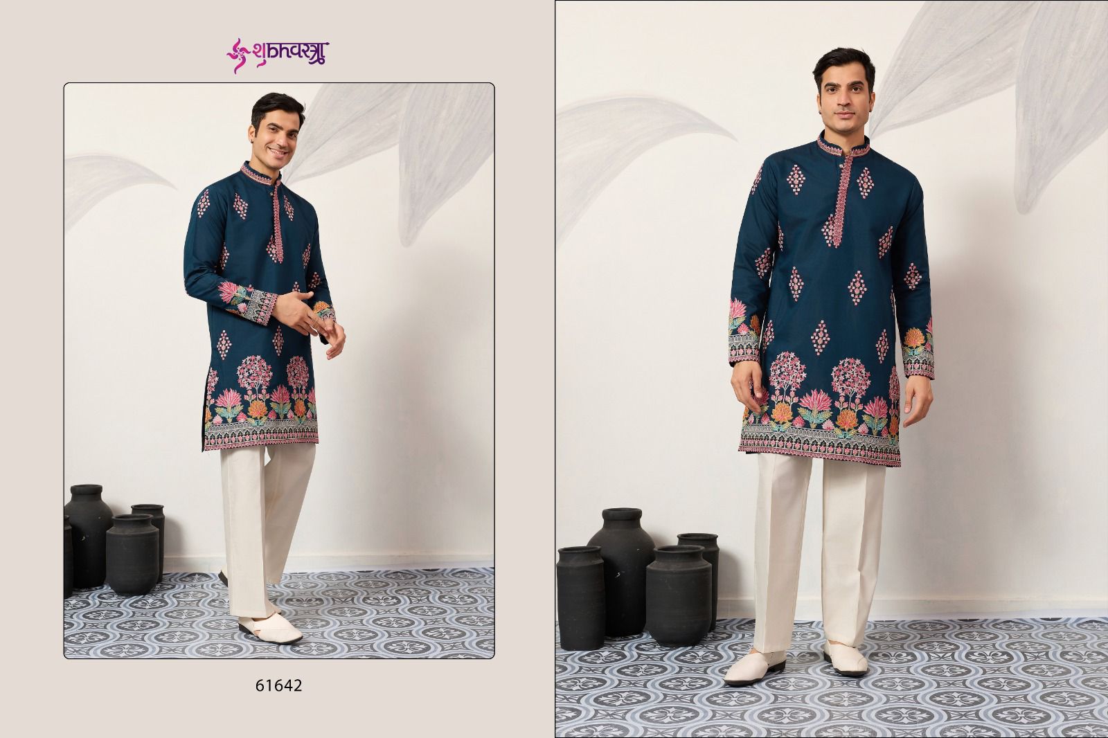The Grand Shubhvastra Viscose Silk Mens Kurta Supplier India