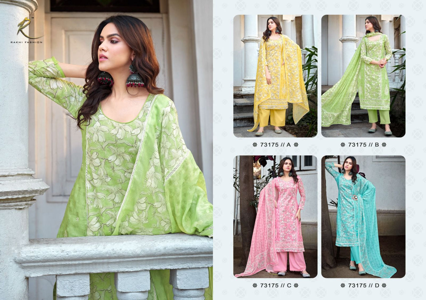 The Heart Of Summer Rakhi Fashion Pure Viscose Plazzo Style Suits