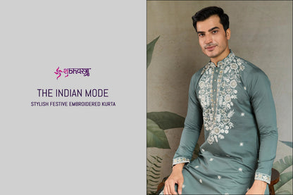 The Indian Mode Shubhvastra Rayon Mens Kurta Manufacturer