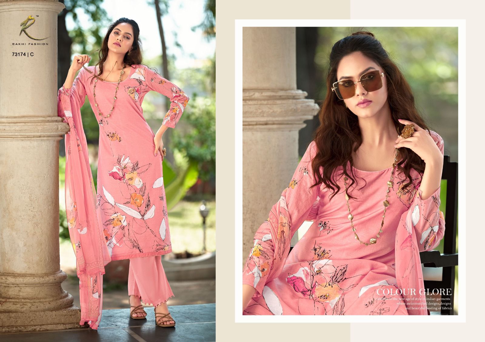 The Joyful Girl Rakhi Fashion Pure Viscose Pant Style Suits