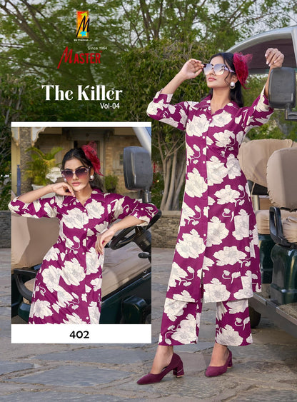 The Killer Vol 4 Master Rayon Co Ord Set Supplier Ahmedabad