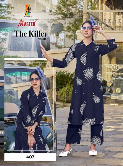 The Killer Vol 4 Master Rayon Co Ord Set Supplier Ahmedabad