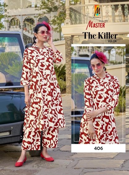 The Killer Vol 4 Master Rayon Co Ord Set Supplier Ahmedabad