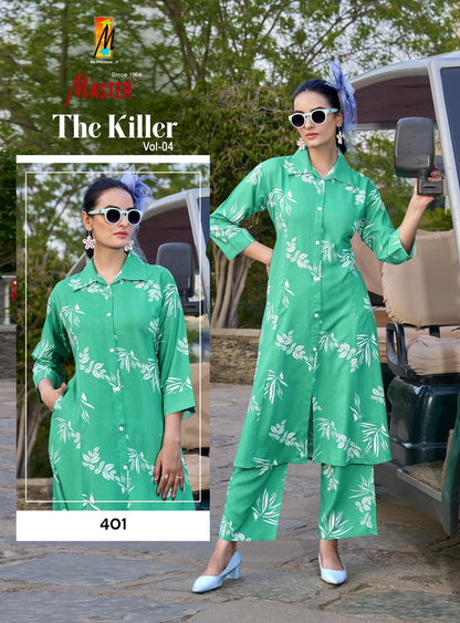 The Killer Vol 4 Master Rayon Co Ord Set Supplier Ahmedabad