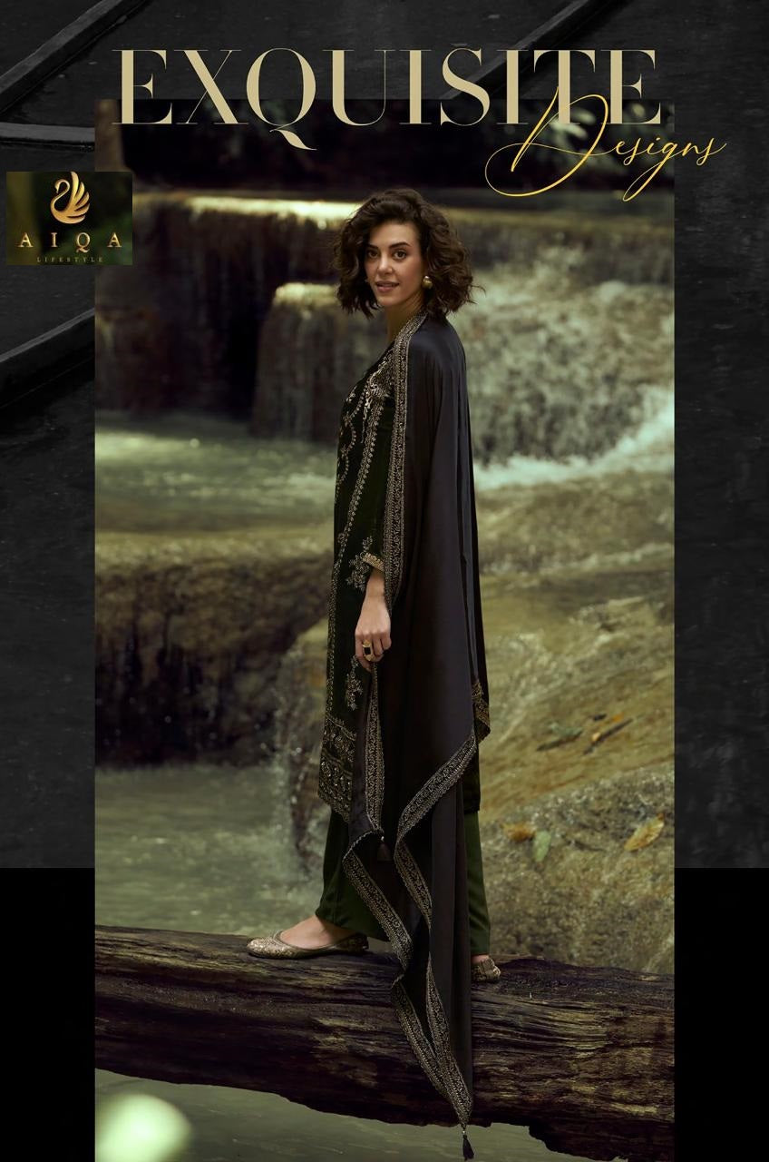 The Lady Of The Lake Aiqa Velvet Suits Wholesale Price